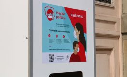 W Bielsku-Białej stanął maseczkomat | fot. UM Bielsko-Biała