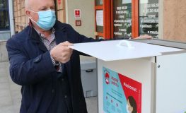 W Bielsku-Białej stanął maseczkomat | fot. UM Bielsko-Biała