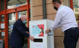 W Bielsku-Białej stanął maseczkomat | fot. UM Bielsko-Biała